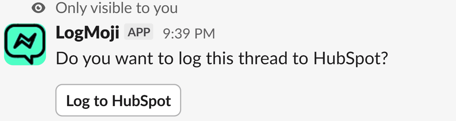 Performance chart showing time saved by automating Slack to HubSpot logging